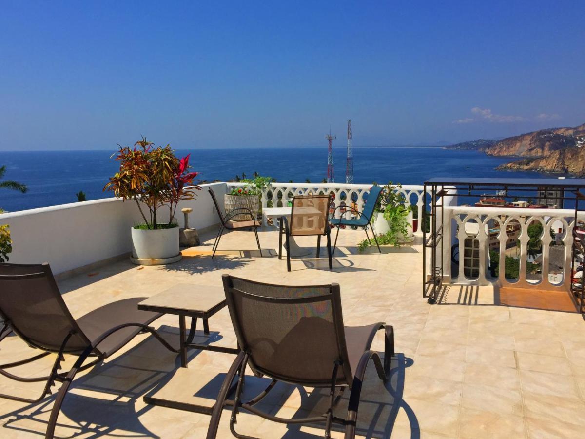 Вилла Penthouse Vlm Gran Terraza 200 Metros Vista Inmejorable Piscina Gigante Акапулько Экстерьер фото